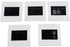 Drawup Interference Diffraction Grating Set with Circular Single and Double Slit Patterns, Multiple