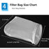 Nylon Mesh Filter Socks Bag 7 Inch Ring 75 Micron by 16 Inch Long NMO Filter Bags - 1 Pack