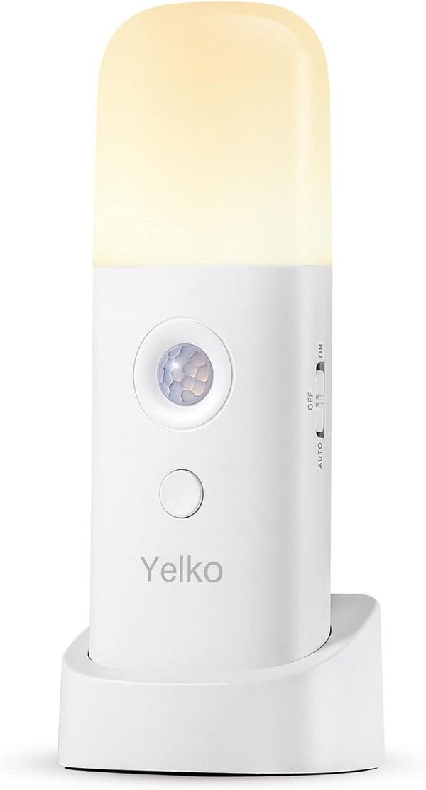 YELKO Motion Sensor Night Lights Rechargeable