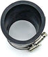 Rubber Flex Coupling, Parallel 2” Tubular x 2" Tubular