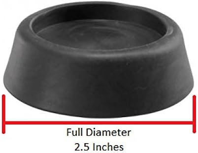 Super Silent Washer and Dryer Antivibration Pads, 4 Solid Anti Vibration Rubber Pads for Stabilizing