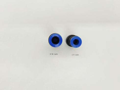 zjxed 5/16" OD x 1/4" OD Pneumatic quick Connector Push to Connect fittings Straight reducer Union/Coupler (Pack of 10)