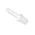 Quickun 1/4" Barb to 1/8" Male Thread White Adapter Union Fitting (Pack of 5)