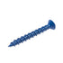100 Qty 3/16" x 1-3/4" Flat Head Phillips Concrete Screws for Masonry, Block & Brick