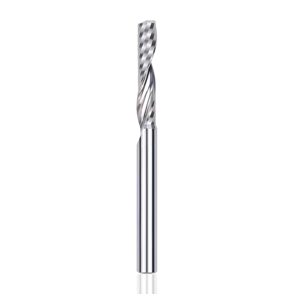 KEENTECH CNC Spiral Router Bit O Flute Up Cut, 1/4 Shank, 1/4 Cutting Diameter, 1-1/4 Cutting Depth