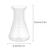 12pcs Flask, Bottle Kit Learning Mouth Supplies Ml Container Erlenmeyer Wide Triangular for Bottles Professional Scientific Plastic of Flask- Cone Toys Graduated Students