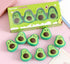 Avocado Erasers, 3D Mini Fruit Erasers, 4Pcs Cute Pencil Erasers for Kids and School Supplies