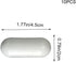 YUANHONGJIAN 10 Universal Toilet Seat Bumper Kit Pcs Toilet Seat Buffer Toilet Seat Bumper for Toilet WC Seat Toilet