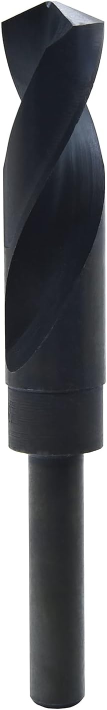 MAXTOOL 55/64" Silver and Deming Drill Bits - HSS M2 S & D Drill Bits, Black Oxide 1/2" Reduced Shank
