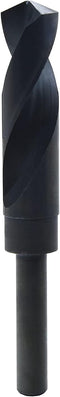 MAXTOOL 55/64" Silver and Deming Drill Bits - HSS M2 S & D Drill Bits, Black Oxide 1/2" Reduced Shank
