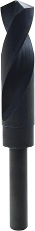 MAXTOOL 55/64" Silver and Deming Drill Bits - HSS M2 S & D Drill Bits, Black Oxide 1/2" Reduced Shank
