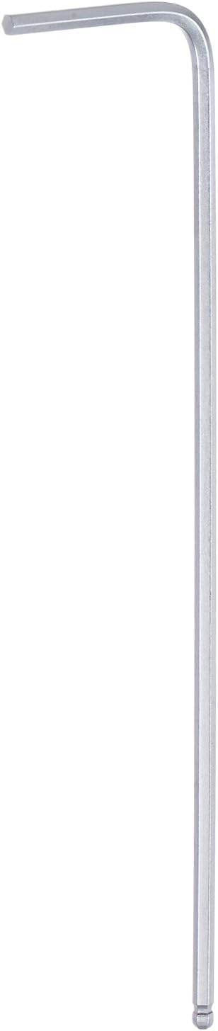 Ball End Hex Key Wrench, 1.5mm L-Shape Long Arm Metric Wrenches, Chrome Vanadium Steel Repair Tool, Silver Tone