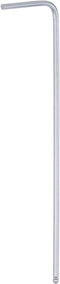 Ball End Hex Key Wrench, 1.5mm L-Shape Long Arm Metric Wrenches, Chrome Vanadium Steel Repair Tool, Silver Tone