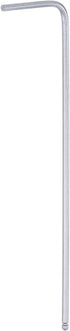 Ball End Hex Key Wrench, 1.5mm L-Shape Long Arm Metric Wrenches, Chrome Vanadium Steel Repair Tool, Silver Tone
