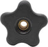 Big Horn 19709B-5PK 5 Star Thru Knob, 3/8 x 16 (5/PK)