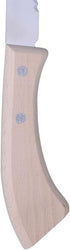ALLEX Insulation Knife, Wood Handle Japanese Stainless Steel 8" Long Cut, Serrated Sharp Duct Knife Tool