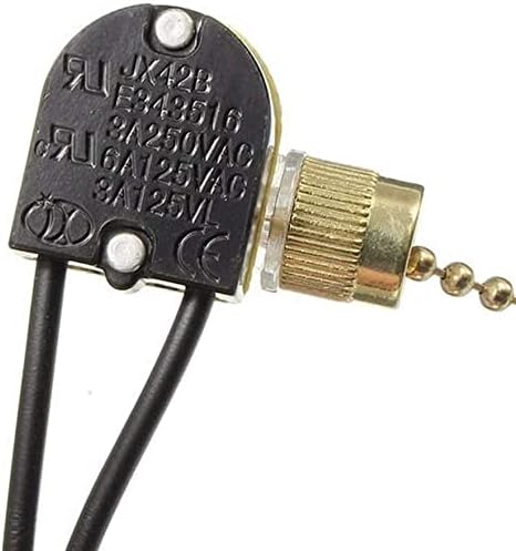 Generic Universal Ceiling Fan Wall Light Replacement Pull Chain Brass Switch Control Attractive and Professional