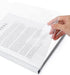 Plastic File Folder with Sliding Bar (10mm) Report Covers, 40 Sheet Capacity, 10 Pcs for A4 Size Paper