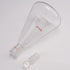 stonylab Glass 24/40 Erlenmeyer Flask with Stopper, 1000 ml Borosilicate Glass Heavy Wall Flask
