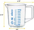 EISCO Measuring Jug, 1000ml Polypropylene with Screen Printed Graduations, Spout & Handle for Easy Pouring