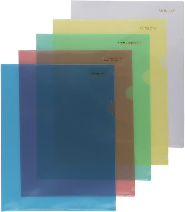 JAM PAPER Plastic Sleeves - Letter Size - 9 x 11 1/2