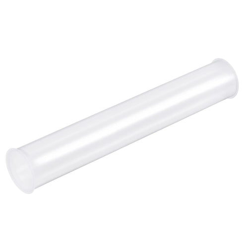 MECCANIXITY Clear Storage Tube, Small Plastic Round Tubing with Caps, Rigid Bottle Container 30x32x200mm for Item