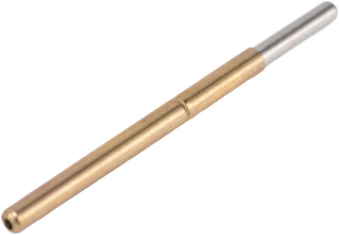 Spring Contact Probe, 100PCS Round Pogo Pins, Mini Size Stainless Steel Wire with Brass Plunger for Soldering