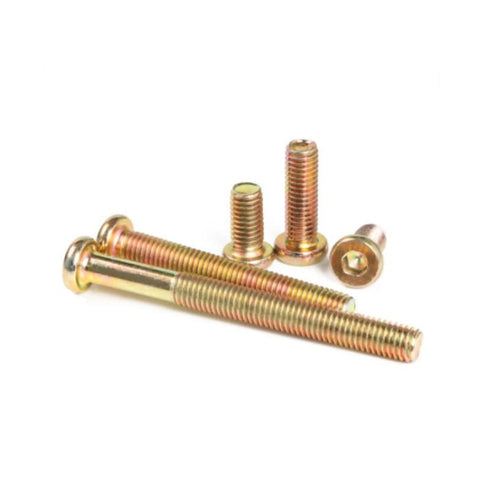 GDFYMI Set, (25-Set M640mm/50mm/60mm/70mm/80mm) Crib Screws Replacement Delta Crib Screws Hex Socket Cap Bolts Barrel