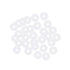 uxcell Silicone O-Rings, Pack of 30 VMQ Seal Gasket for Pipe Repair, 4mm OD 1mm ID 1.5mm Width, White