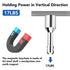 TRYMAG 10 Pack Keychain Magnets, Neodymium Pocket Keychain with Strong Magnetic for Testing Jewelry