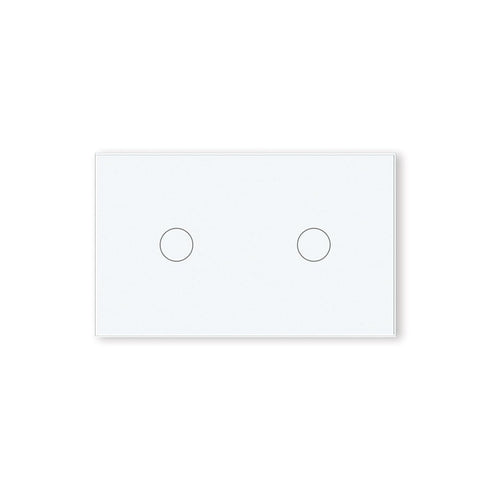 LOUYSGEN WiFi Light Switch,4.65 2.83 1.34 Inches,Neutral Wire Optional,Glass Panel,2.4GHz Tuya/Smart Life App,Compatible