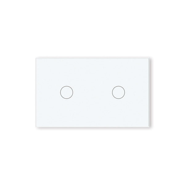LOUYSGEN WiFi Light Switch,4.65 2.83 1.34 Inches,Neutral Wire Optional,Glass Panel,2.4GHz Tuya/Smart Life App,Compatible