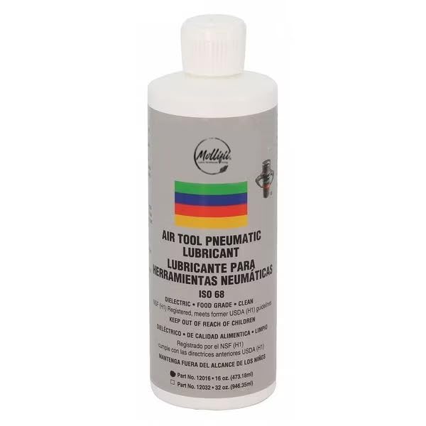 MOLLIFII Air Tool Lubricant, Bottle, 1 Pt.