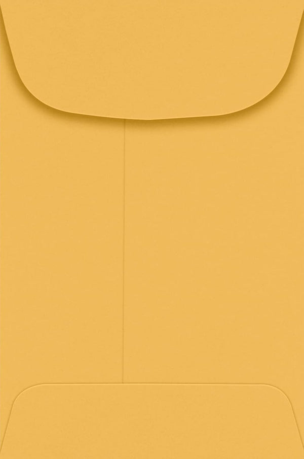 LUXPaper #4 Coin Envelopes - 3'' x 4 1/2'' - Brown Kraft - 24lb. Text - 250 Qty
