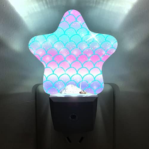 Night Light Plug-in into Wall Dusk to Dawn Smart Sensor White Led