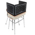 Really Good Stuff Deluxe Privacy Shield, Large - Black Corrugated Plastic for Student Desks