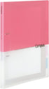 Kokuyo Campus 2-Ring Loose Leaf Binder, A4, 2 Holes, Up to 100 Sheets, Pink, Japan Import