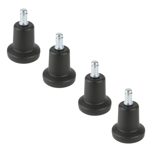 Chromcraft Douglas Caster Converter Bell Glides for Chairs, Set of 4