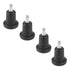Chromcraft Douglas Caster Converter Bell Glides for Chairs, Set of 4
