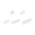 MECCANIXITY Magnetic Stirrer Mixer Stir Bar Rod, 5Pcs with PTFE Coating for Laboratory