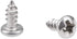 uxcell 2.2x5mm Self Tapping Screws, Phillips Pan Head Screw, 316 Stainless Steel Fasteners, 50Pcs