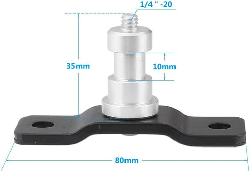 2-Pack 5/8" 1/4" T-Type Wall Ceiling Mount Light Stand Stud with Thread Anchor for Studio Lighting