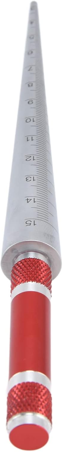 Feeler Ruler Aperture Welding Feeler Gauge, Stainless Steel Conical Taper Gauge for Inner Diameter Inspection