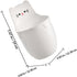 Ciieeo Cartoon Cat Hanging Sundries Storage Box White, Multi-functional No-drill Office Desk Side Organizer with Pen