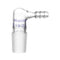Glass 90 Degree Vacuum/Gas Adapter, Borosilicate Glass Bent Inlet with 19/22 Inner Joint for Lab Supply
