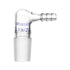 Glass 90 Degree Vacuum/Gas Adapter, Borosilicate Glass Bent Inlet with 19/22 Inner Joint for Lab Supply