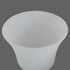 2 Pack 2-1/8-Inch G0075 White Frosted Spiral Textured Glass Lamp Shades, Bell Shaped Light Fixture Replacement Globe