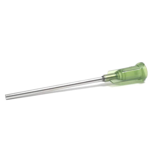 14 Gauge 1.5 Inch Blunt Tip Dispensing Needle with Luer Lock, Precision Applicator, 50 PCS (Olive)