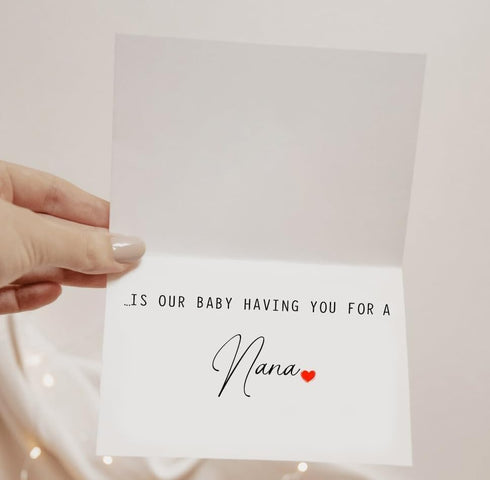 DiandDesignGift The Only Thing Better Than Having You As My Mom ...Is Our Baby Having You For A Nana - Pregnancy