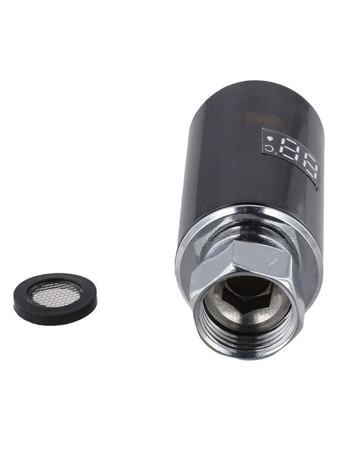Letturn G1/2 Shower Head LED Real-Time Water Temperature Display Indicator Lights Installation Bath Water Thermometer